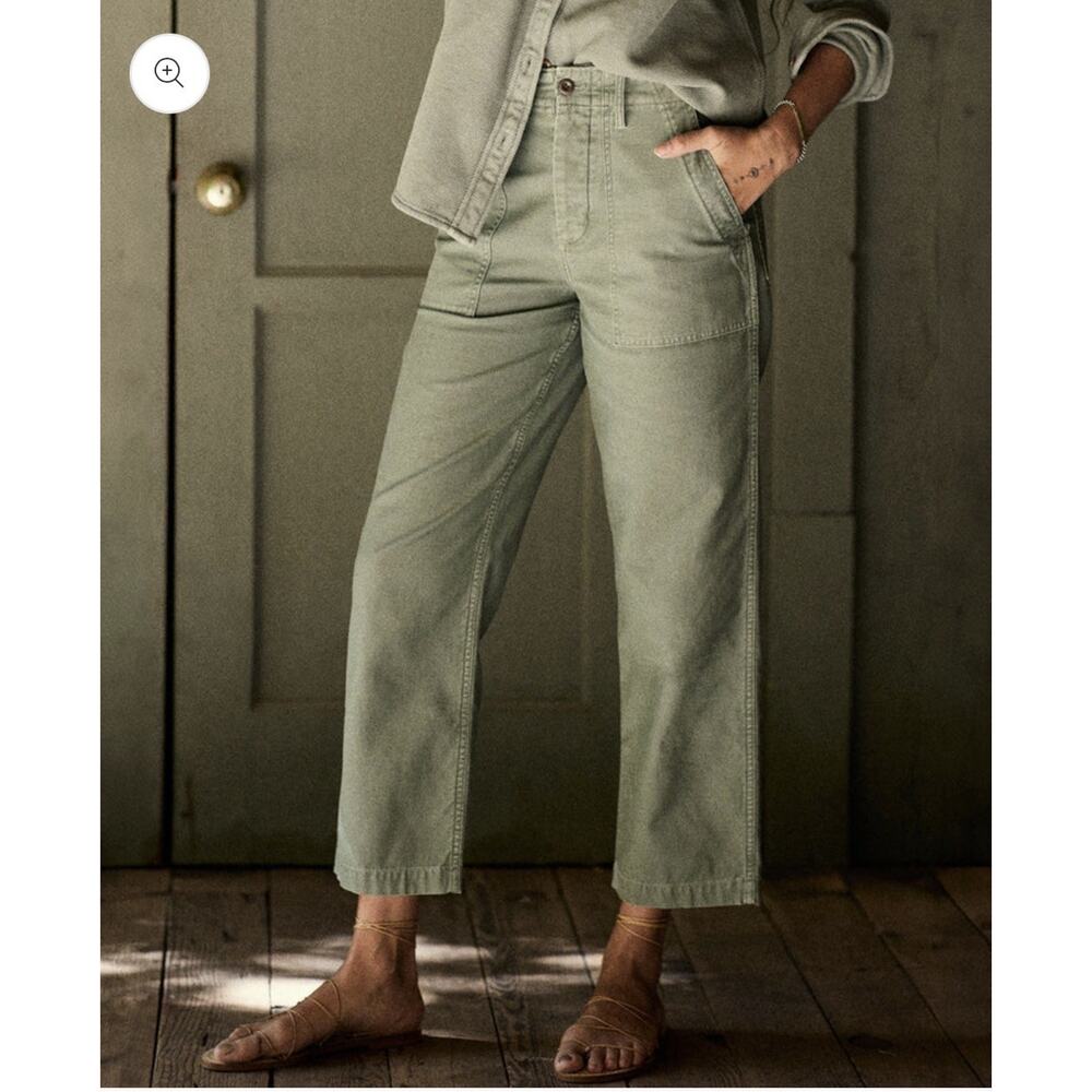 Outerknown Westbound Utility Pants Olive Green Women’s Size 2 NWT